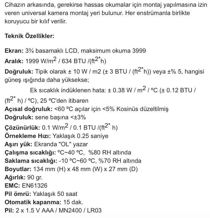 Megger PVM210 Işınım Ölçüm Cihazı